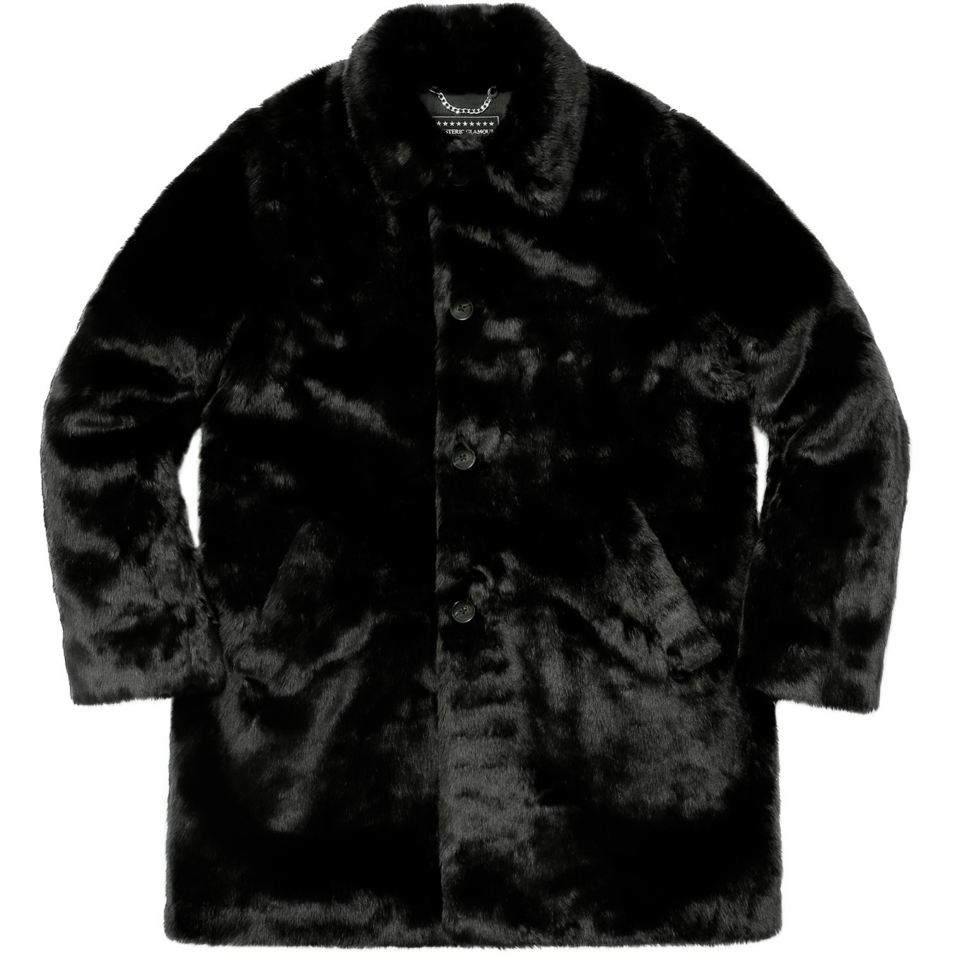Supreme/HYSTERIC GLAMOUR Fuck You Faux Fur Coat view 9